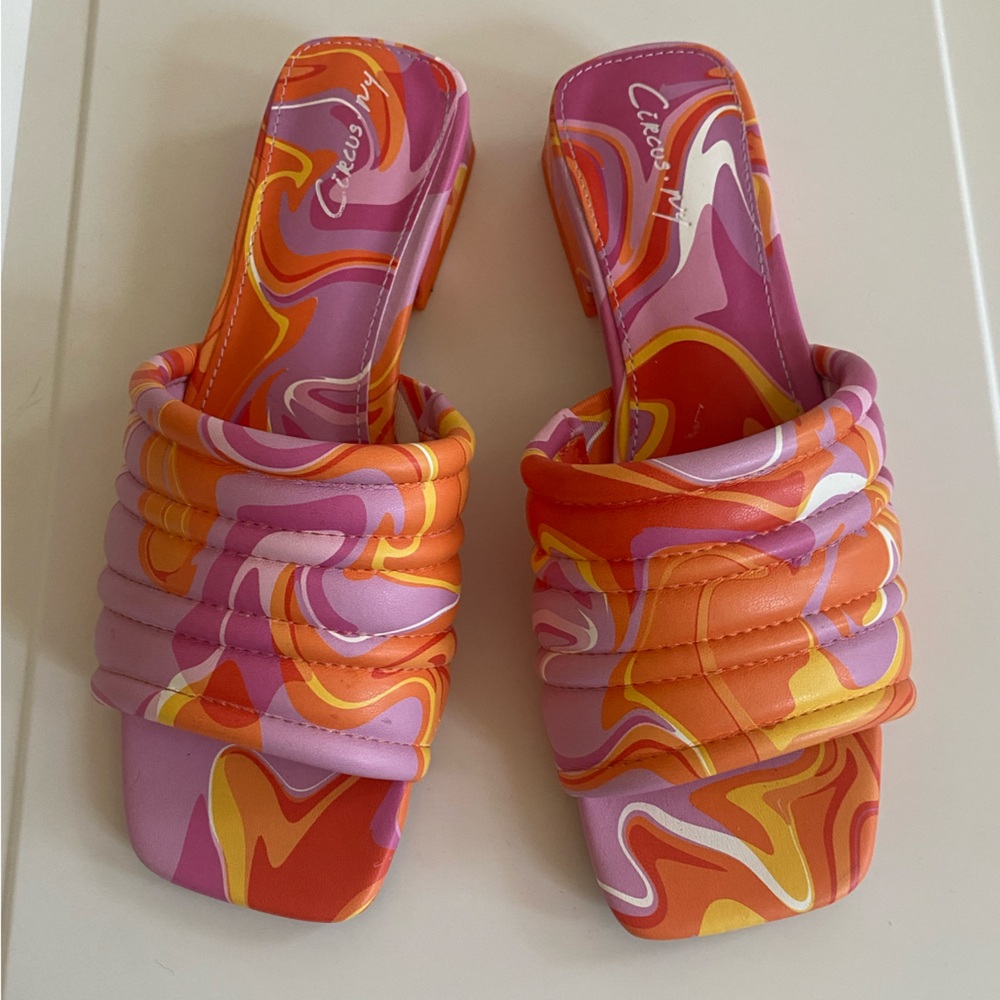 Circus NY Sam Edelman Pink Multi-Color Mule